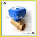 Válvula de bola eléctrica AC110V y AC220V con función de seguridad para agua, sistema de riego, sistema de refrigeración / calefacción